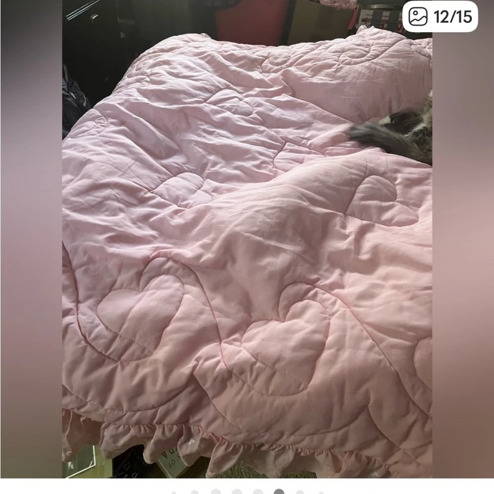 Canopy cover, bed spread, dust ruffle